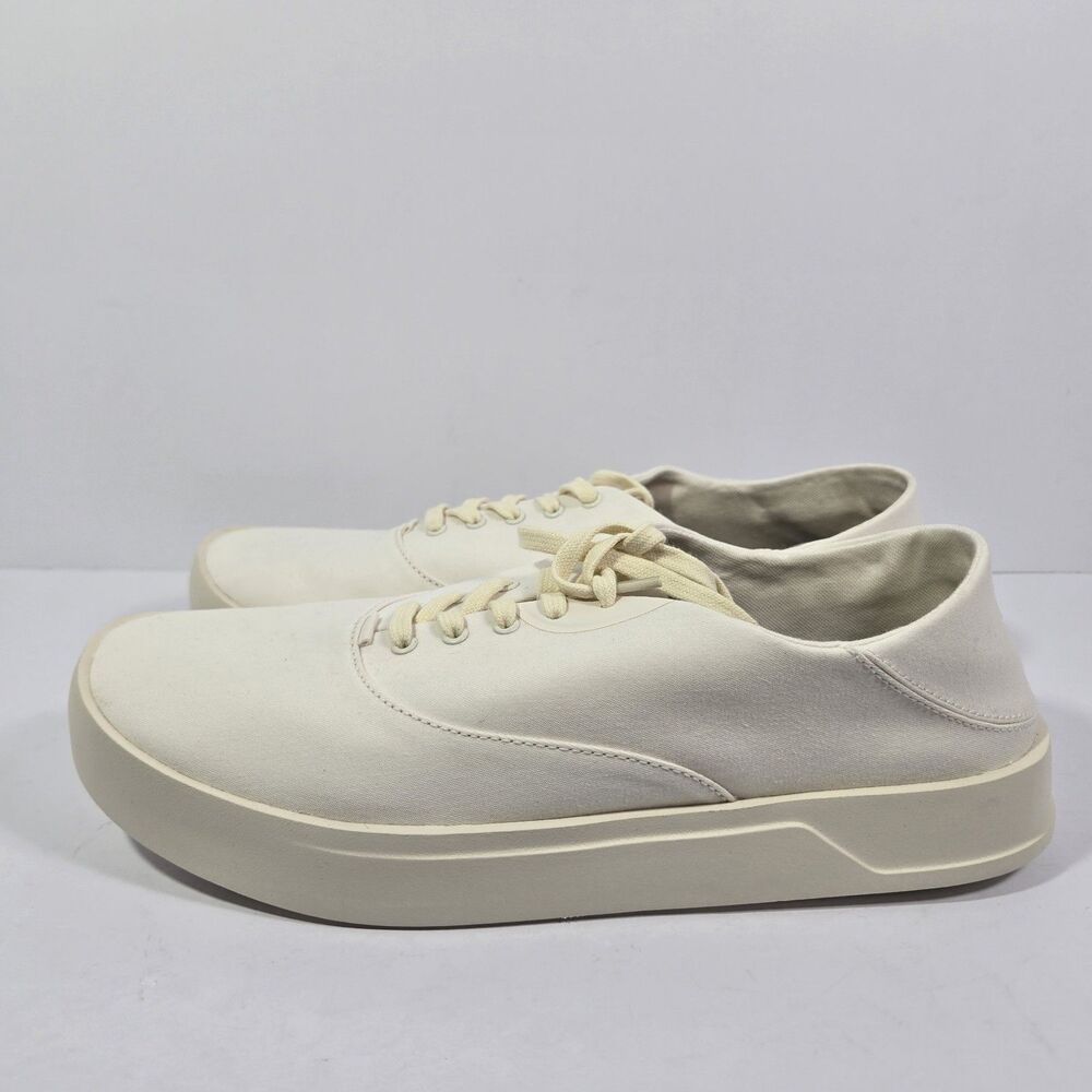 Olukai Tradewind Off White Sneakers Mens Size 10.5 Casual Lace Up Shoes NEW